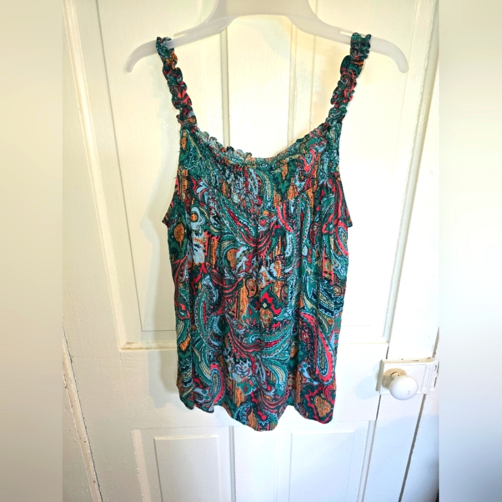 Maurices Women's Paisley Print Tank, Size M